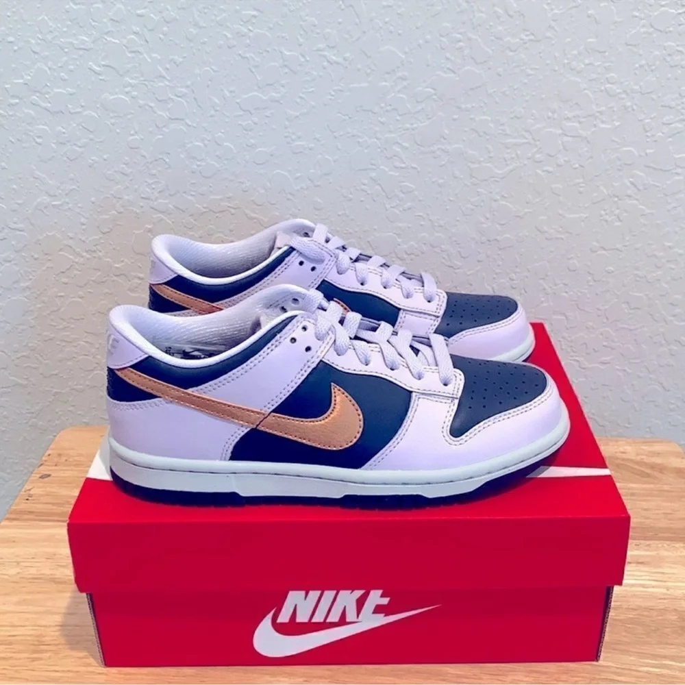 NIKE DUNK LOW SE GS SNEAKERS - Picture 4 of 12